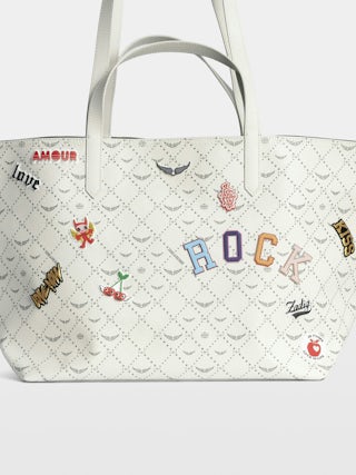 Sticker Initial K - Sticker multicolore initiale K à positionner sur notre toile enduite Monogram ou sur vos sneakers en cuir lisse.