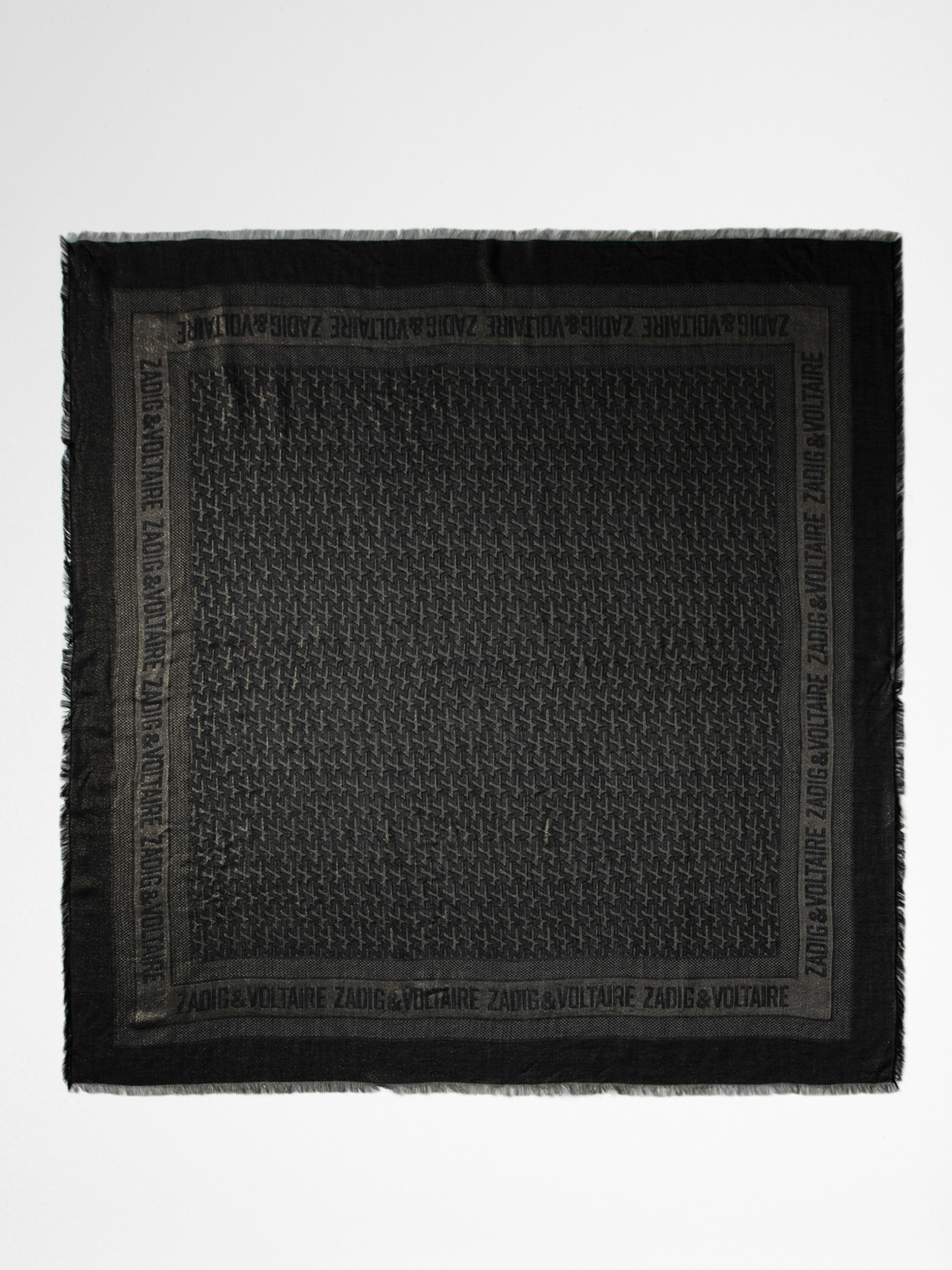 Foulard Glenn ZV Initiale  - Grande foulard stampato ZV donna