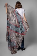 ZV Initiale Delta Scarf - Women’s large printed cotton scarf