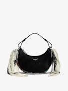 Blondie 85 Silk Scarf - Ecru silk scarf with ZadigCity print.