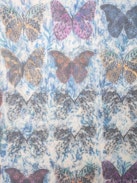 Foulard Kerry - Foulard con stampa di farfalle.