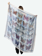 Foulard Kerry - Foulard con stampa di farfalle.