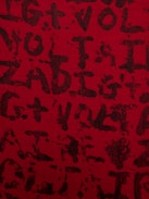 Alison Scarf - Red scarf with "Zadig ♥ Voltaire" print.