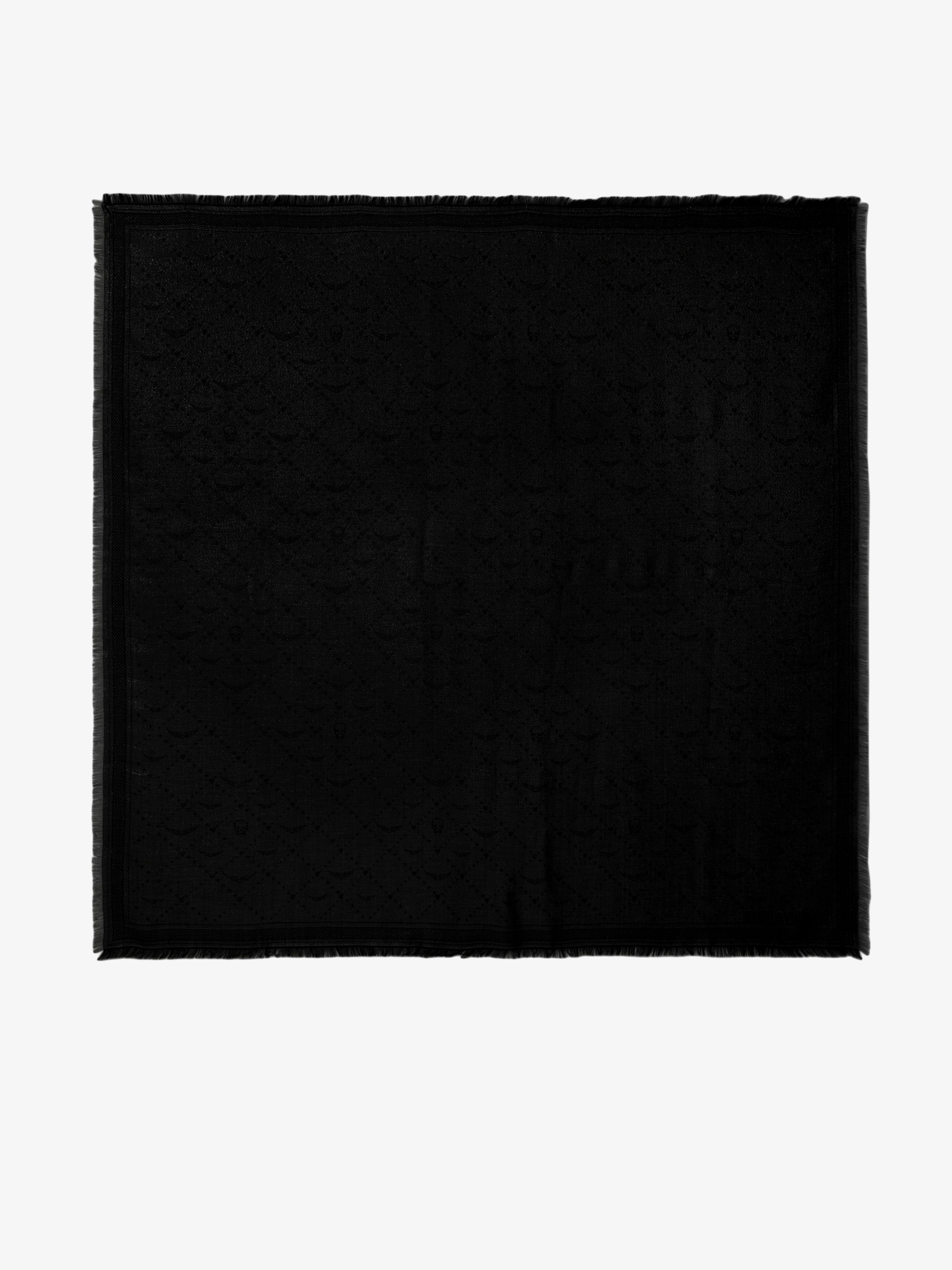 Glenn Monogram 135 Scarf - Large jacquard monogram scarf.