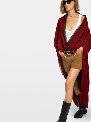 Glenn Monogram 135 Scarf - Large jacquard monogram scarf.