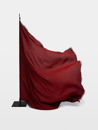 Glenn Monogram 135 Scarf - Large jacquard monogram scarf.