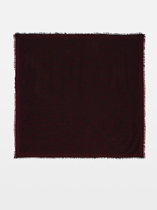 Glenn Monogram 135 Scarf - Large jacquard monogram scarf.