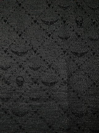 Glenn Metallic Monogram Scarf 135 - Large metallic monogram jacquard scarf.