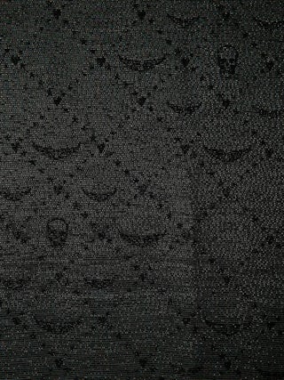 Glenn Metallic Monogram Scarf 135 - Large metallic monogram jacquard scarf.