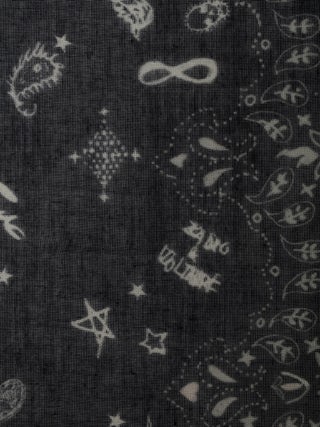 Maddie Bandana 120 Scarf - Bandana print cotton scarf.