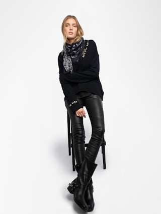 Maddie Bandana 120 Scarf - Bandana print cotton scarf.