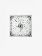 Debbie 65 Scarf - Square scarf in mixed silk with bandana print.