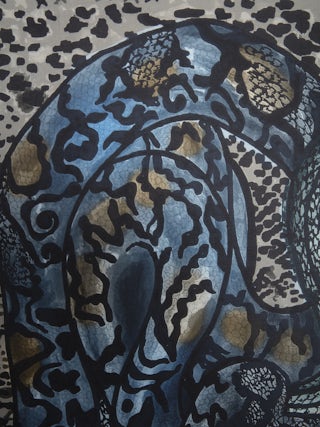 Billie Snakes 135 Scarf - Square scarf in mixed silk with snake print.