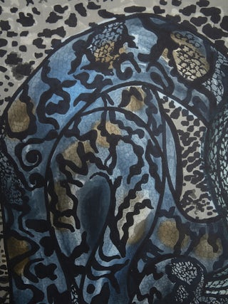 Billie Snakes Scarf - Square scarf in mixed silk with snake print.