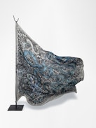 Billie Snakes Scarf - Square scarf in mixed silk with snake print.