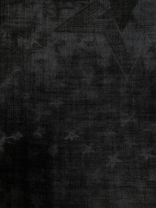 Schal Judy Stars 100 100% wolle - Schal aus Wolle mit Sternen-Print und Farbverlauf-Effekt.