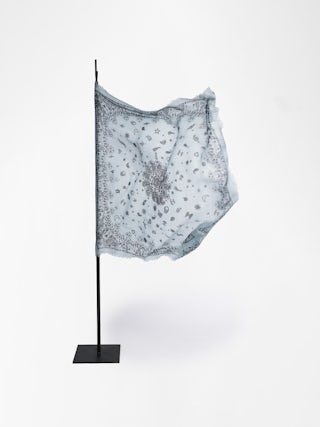 Schal Nuage Bandana 90 - Schal aus Federn-Kaschmir mit Bandana-Print.