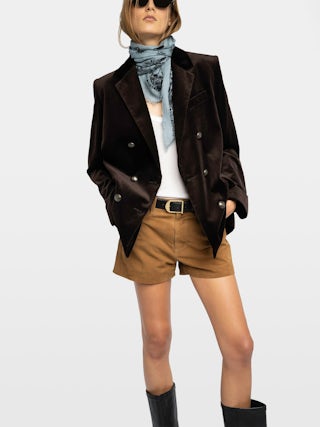 Nuage Bandana Scarf 90 - Feather cashmere scarf with bandana print.