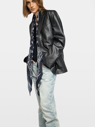 Blondie Bandana 130 Scarf - Silk scarf with bandana print.