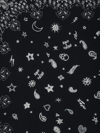 Blondie Bandana 130 Scarf - Silk scarf with bandana print.