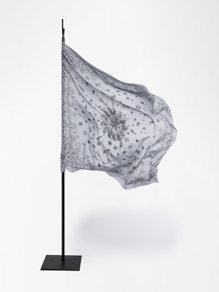 Schal Blondie Bandana 85 - Seidentuch mit Bandana-Print.