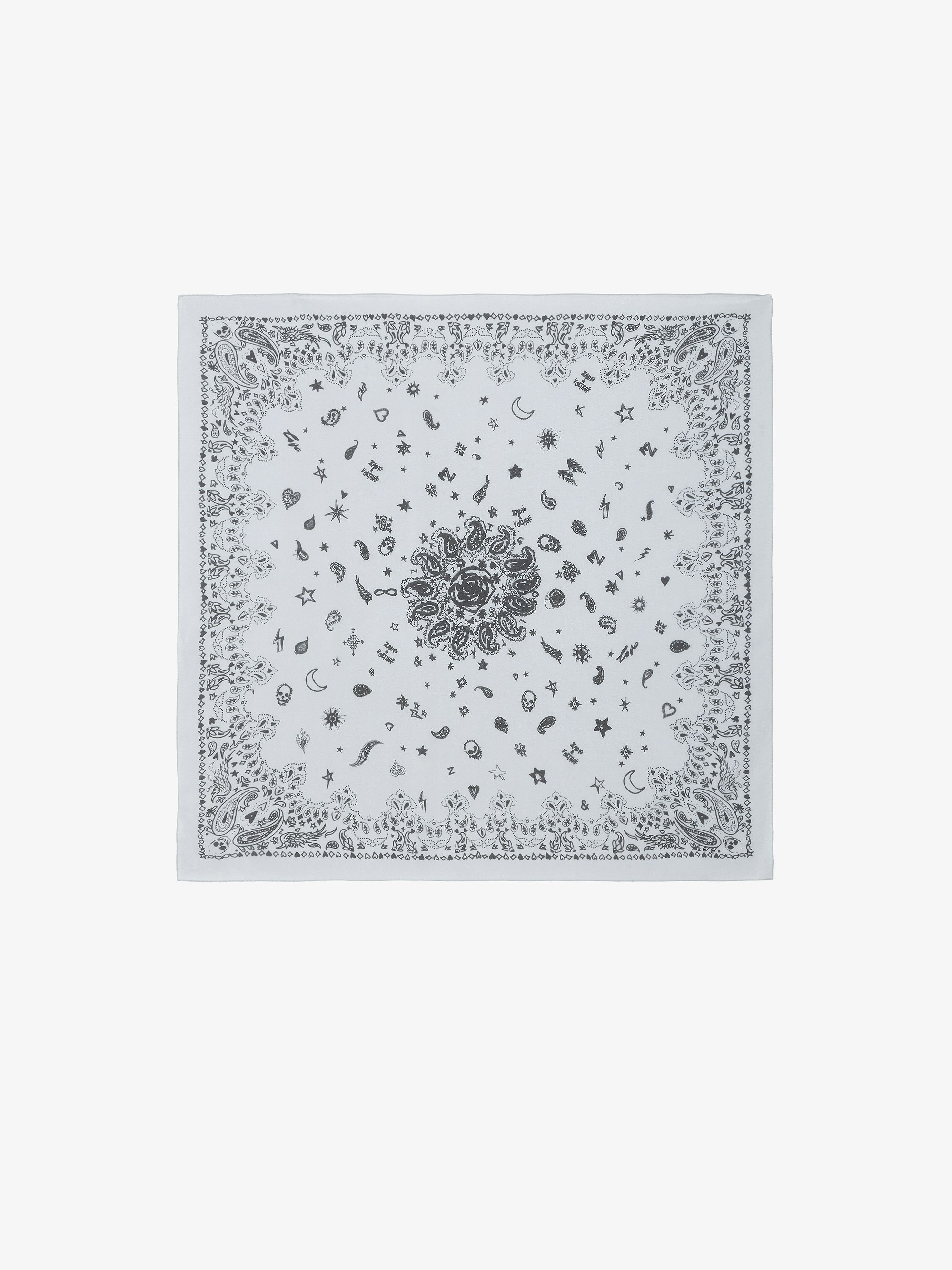 Blondie Bandana 85 Scarf - Silk scarf with bandana print.