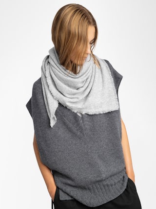 Schal Stevie Strass Western 90 - Kaschmirschal mit Western-Strass.