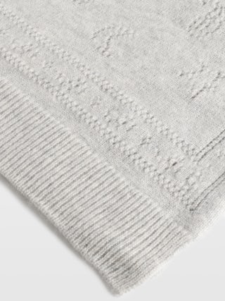 Schal Demi Pointelle - Langer Schal aus Wolle und Kaschmir mit Pointelle-Details.