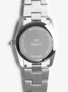 Time2Love Watch - Women's stainless steel watch with matte red face