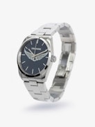 Zadig Wings Watch - Stainless steel watch with navy blue dial featuring wing motifs.