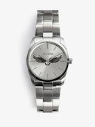Zadig Wings Watch - Stainless steel watch with silver dial and wing motif.