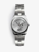 Montre Zadig Mouse - Montre en acier inoxydable gris à cadran motif souris.
