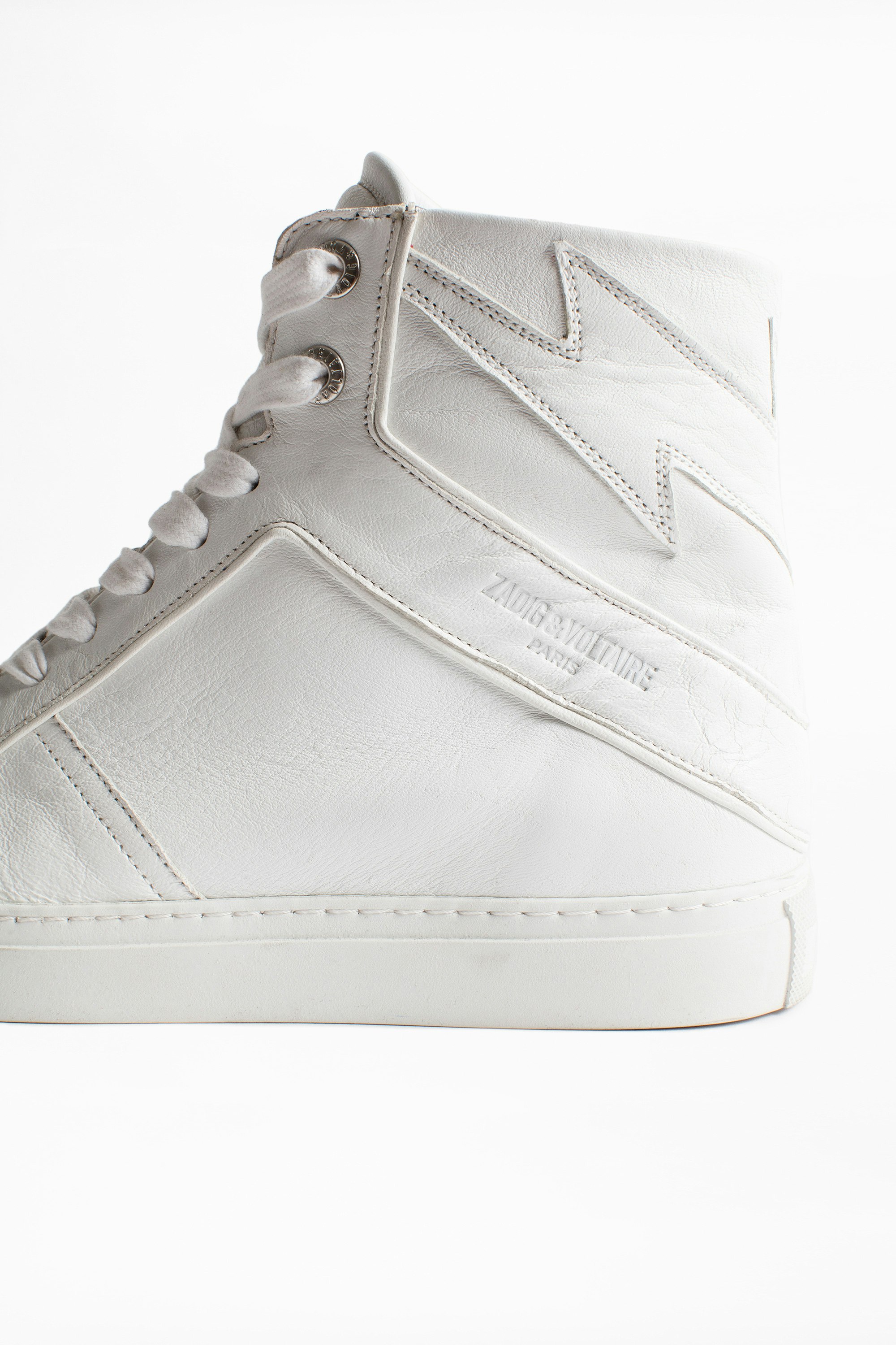 zadig & voltaire white sneakers