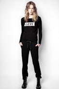 Gwendal Bis Love sweater - Women’s slogan sweater.