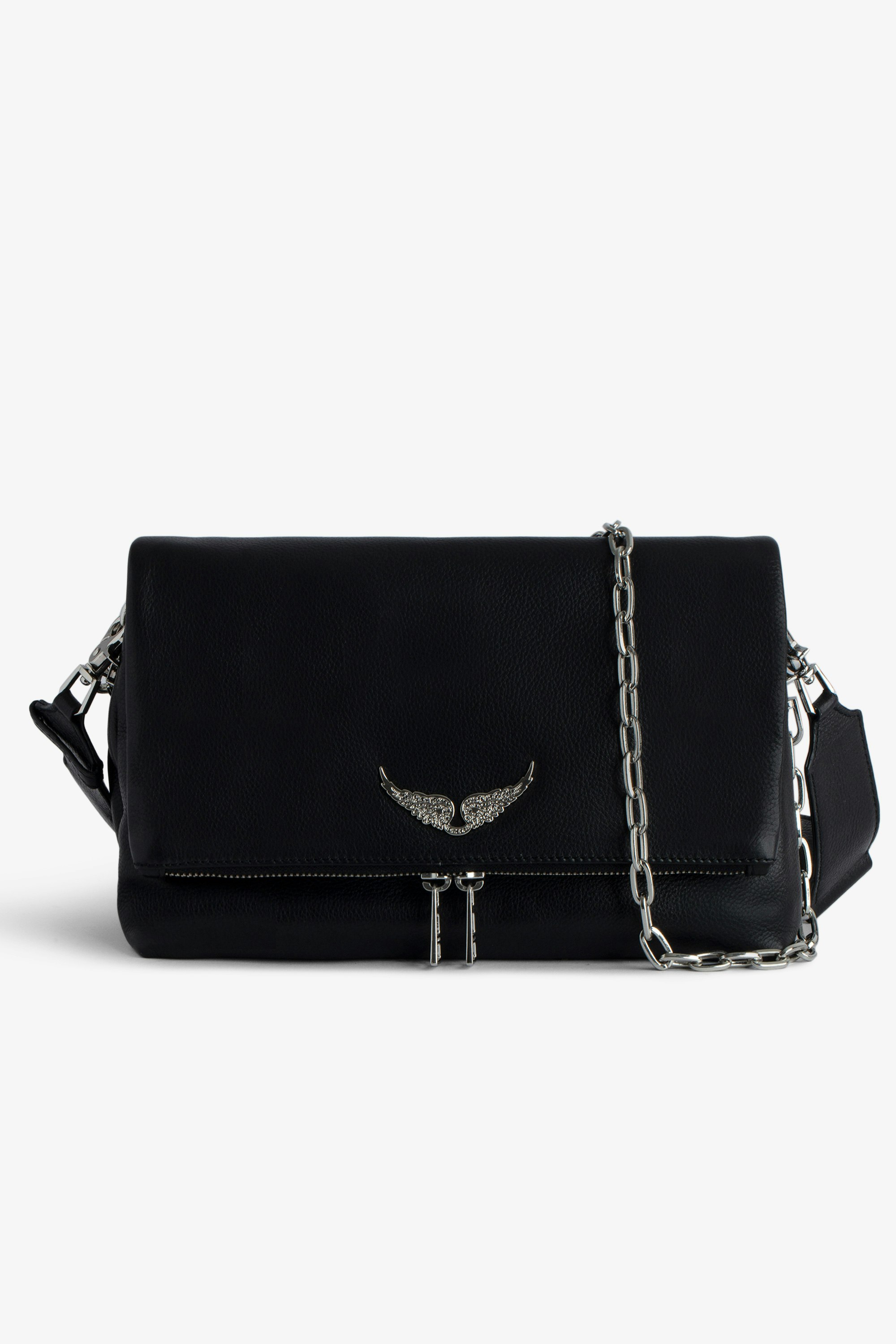 Rocky Bag - Rocky iconic women’s black grained leather bag.