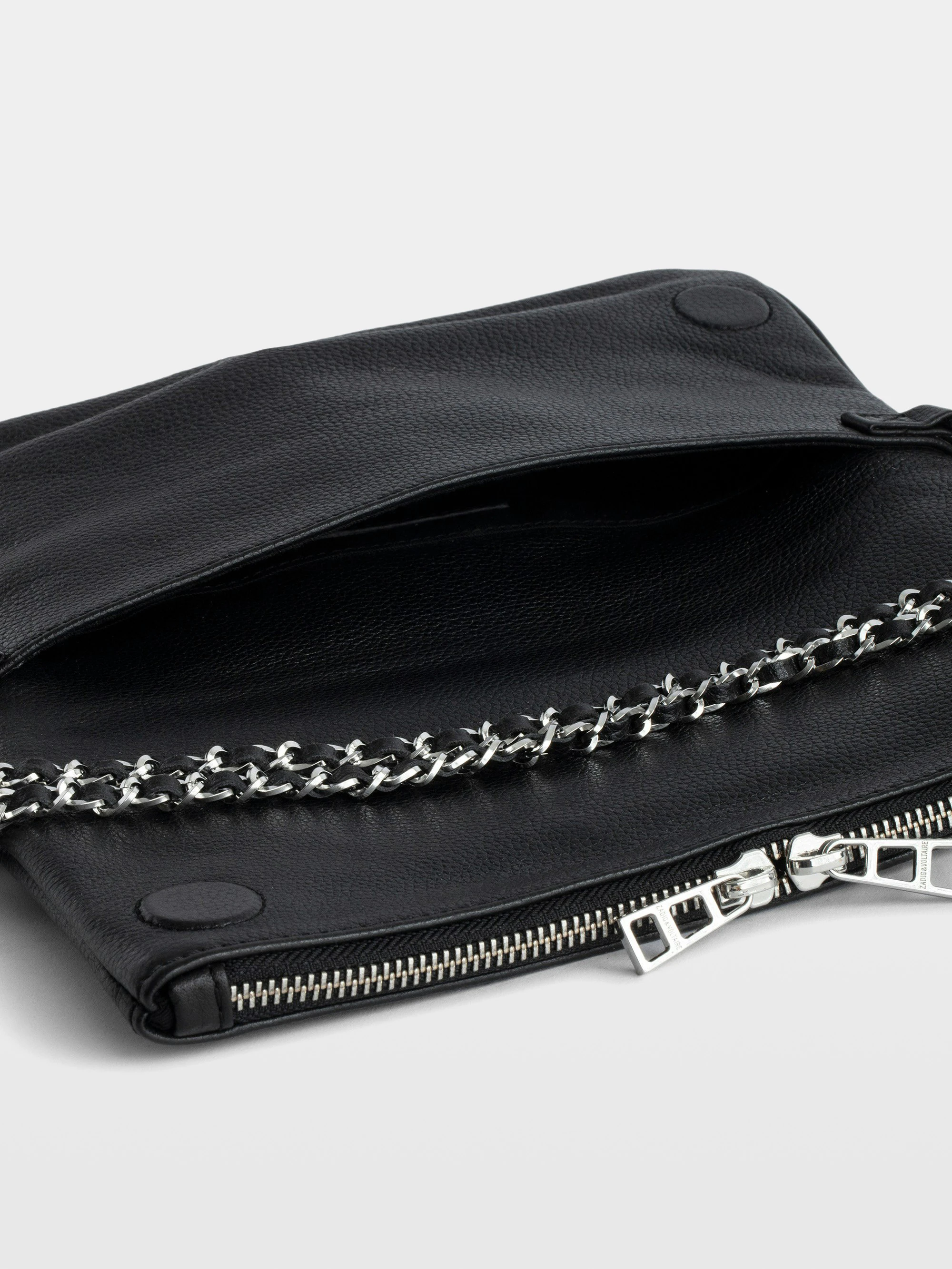 Zadig & Voltaire ROCK - Rankinė per petį - noir gold/juoda