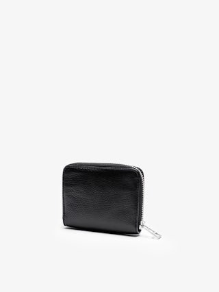 Mini ZV Wallet - Women's black leather wallet