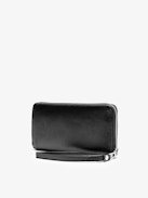 Compagnon Wallet - Women’s black leather wallet.