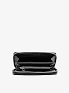 Compagnon Wallet - Women’s black leather wallet.