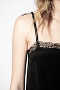 Carmen Silk Camisole - Silk and lace camisole