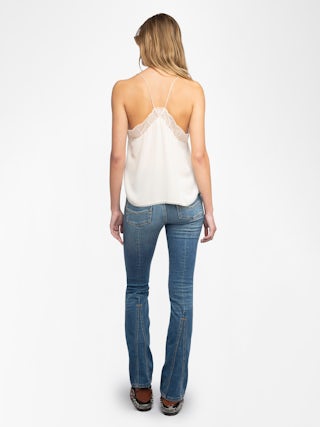 Caraco Christy Soie - Caraco en soie écrue.