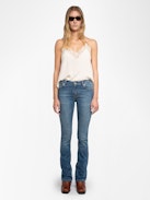 Silk Christy Camisole - Silk and lace camisole.