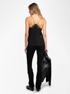 Silk Christy Camisole - Silk and lace camisole.