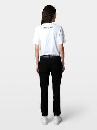 Jeans Ava - Jeans slim aderenti a vita bassa con tasche multiple.