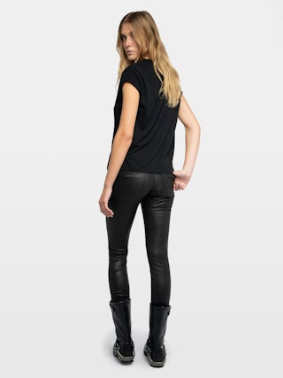 Pantalón Phlame de Cuero - Pantalón de piel de cordero.