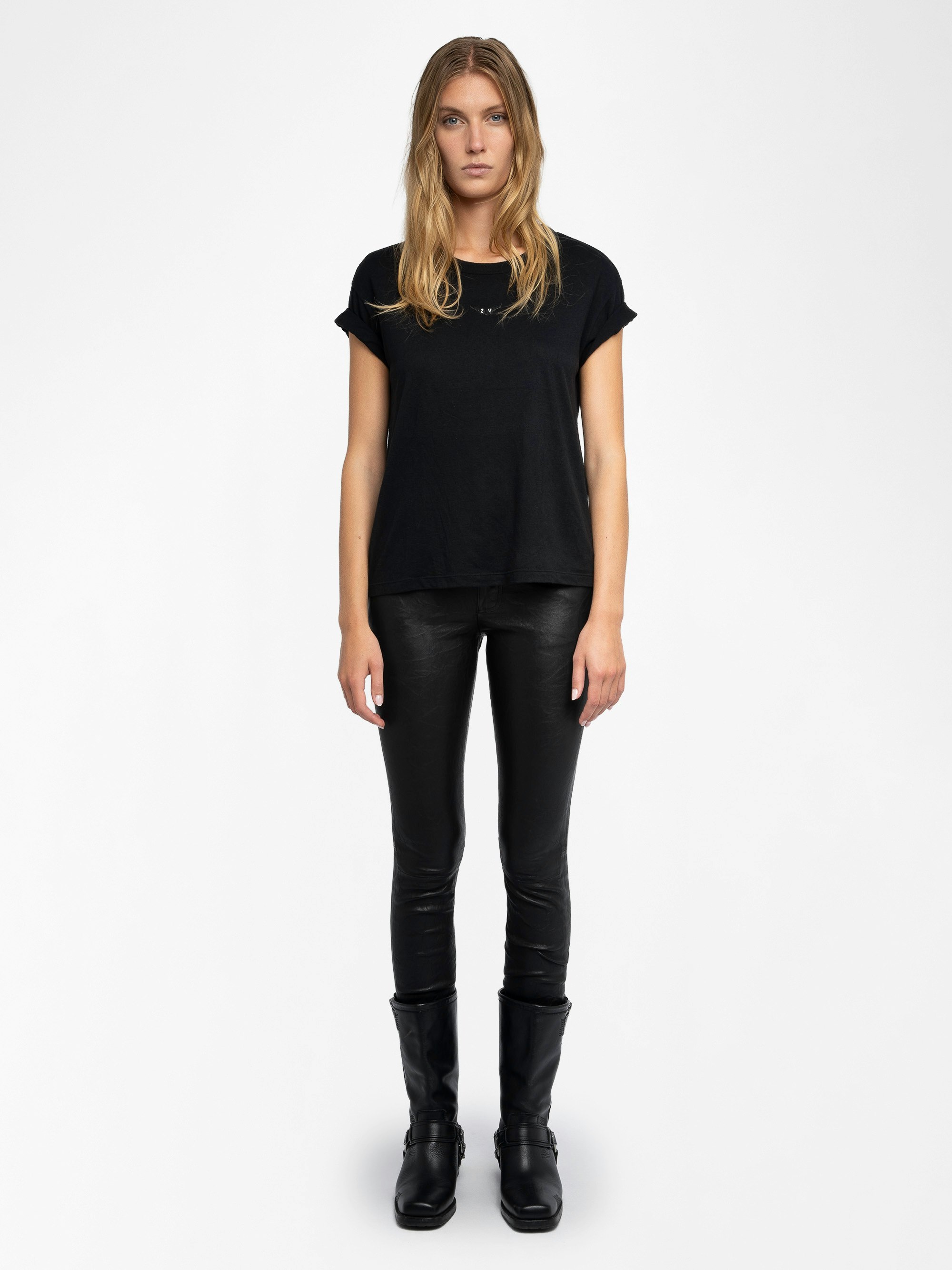 Phlame Leather Trousers - Lambskin pants.