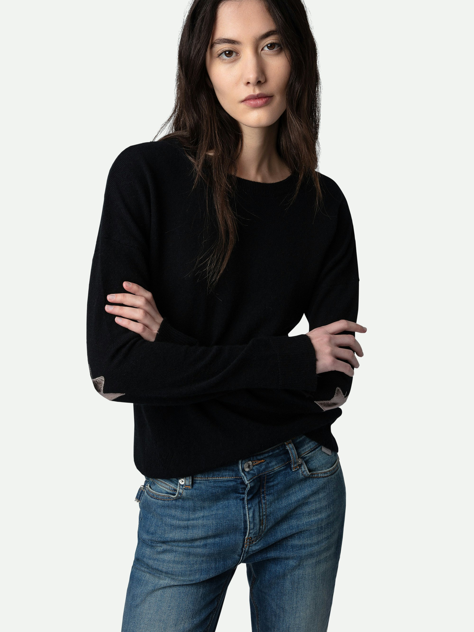 ★韓国人気★LOOKPLE★LOOK ROMAN RAVE WOOL CHECK SWEATSHIRT Ritsem Cropped Ribbed Wool Sweater - Dark Brown – The