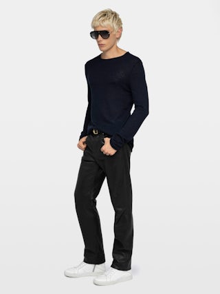 Teiss 100% Cashmere Jumper - Round neck sweater in 100% cashmere.