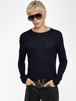 Teiss 100% Cashmere Jumper - Round neck sweater in 100% cashmere.