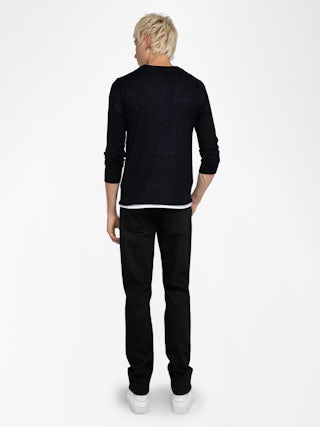Teiss 100% Cashmere Jumper - Round neck sweater in 100% cashmere.